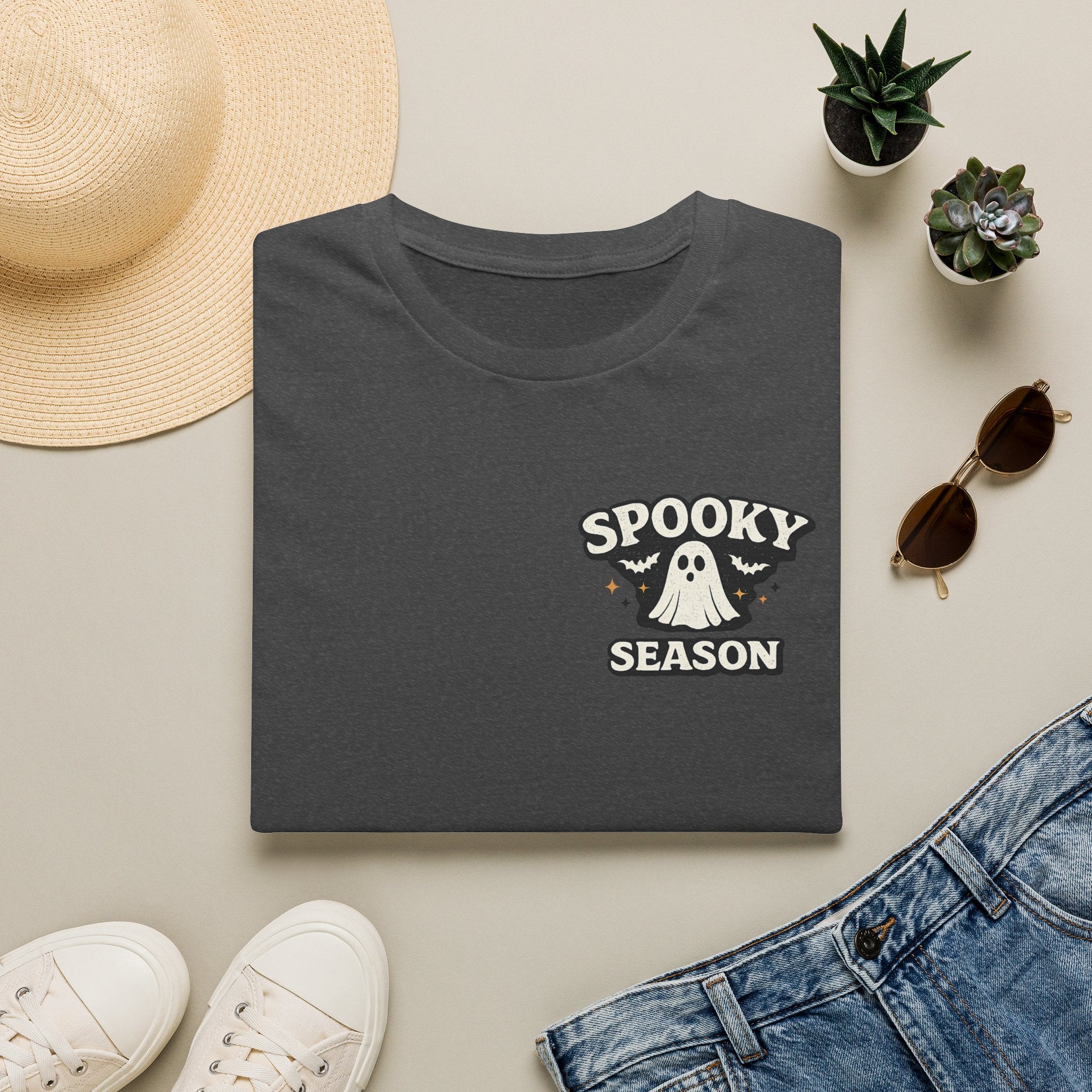 Spooky Season Ghost T-Shirt — Halloween Graphic Tee