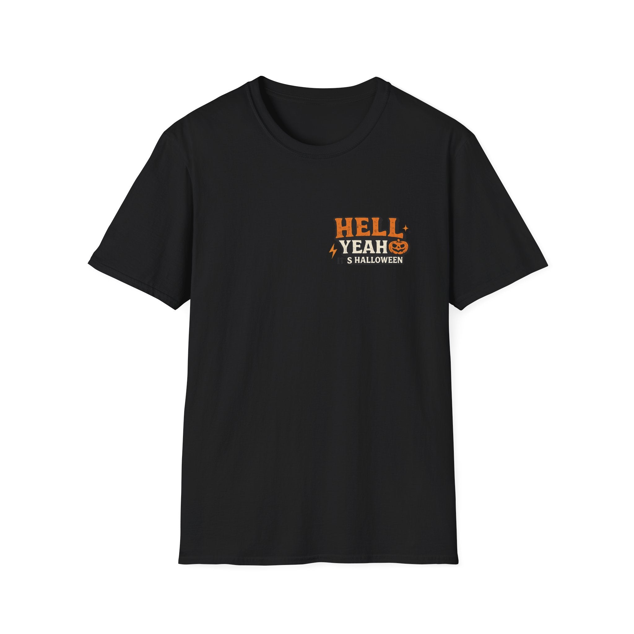 Halloween T-Shirt — "Hell Yeah" Pumpkin Graphic Tee
