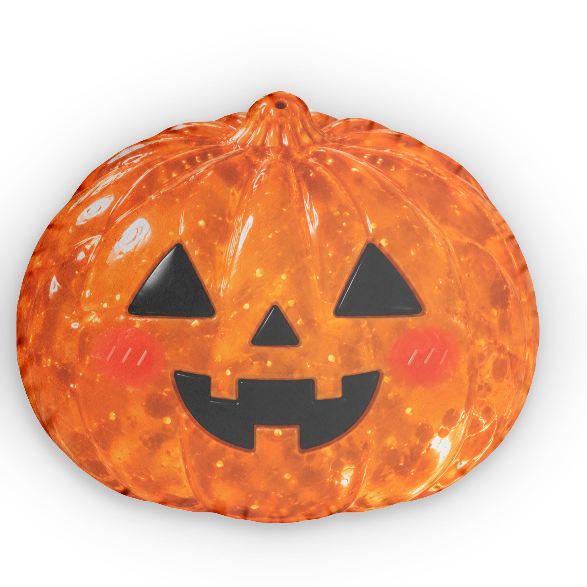 Halloween Pumpkin Shaped Pillow — Cute Jack-o'-Lantern Decorative Throw