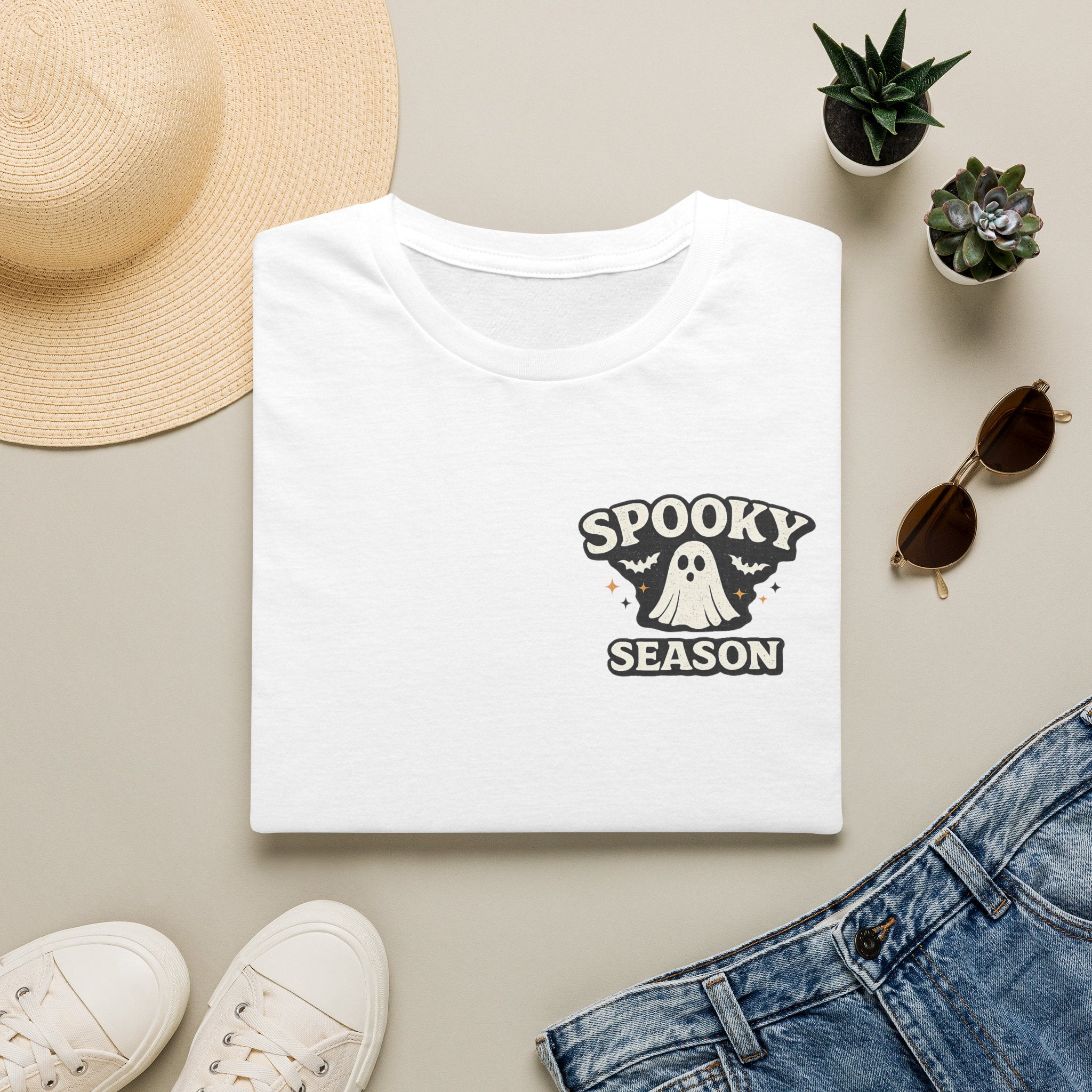 Spooky Season Ghost T-Shirt — Halloween Graphic Tee