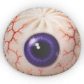 Purple Eyeball Plush Pillow — Novelty Shaped Decorative Cushion for Halloween & Gag Gifts